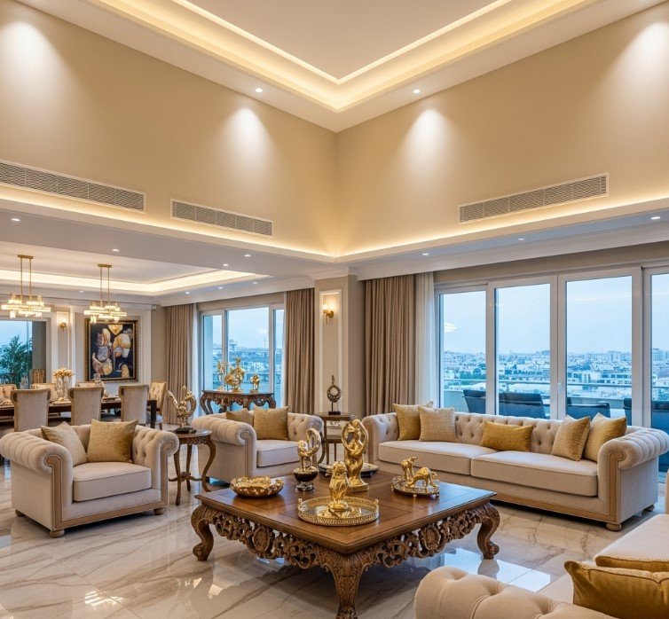 Ciri umum desain interior rumah mewah