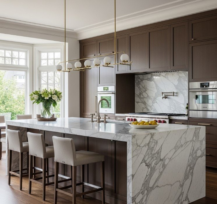 Dapur dan Area Makan Kelas Atas