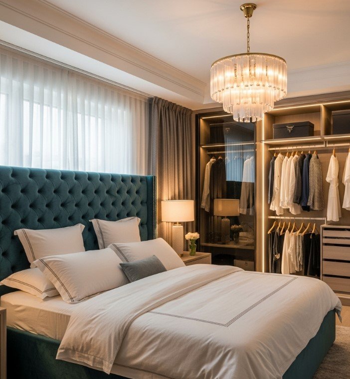 Desain Interior Kamar Tidur Mewah