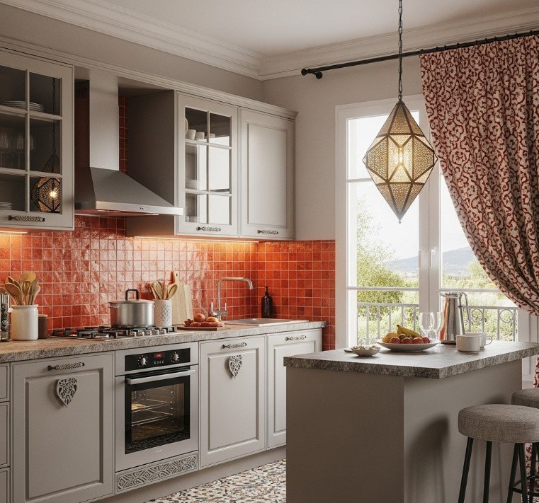 Desain Interior Rumah Ala Marokok Dapur