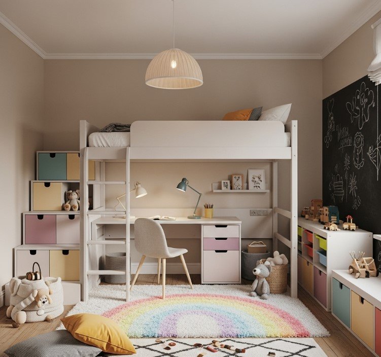 Desain Interior Rumah Minimalis 2 Lantai Kamar Anak