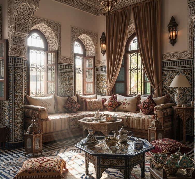 Desain Interior Rumah ala Maroko