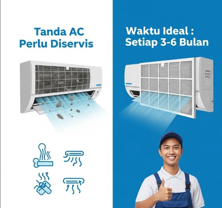 Kapan Waktu Ideal Servis AC
