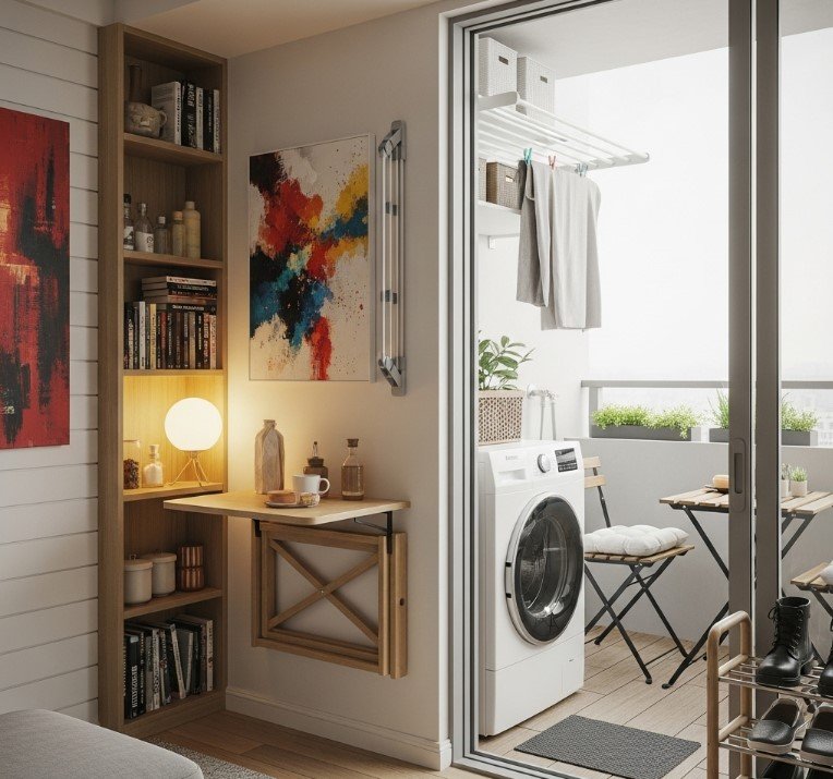 Pemanfaatan Area Tersembunyi & Sudut Ruangan